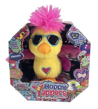 HAPPY YAPPERS interaktīvs plīša putniņš Mimi Melody, 9395