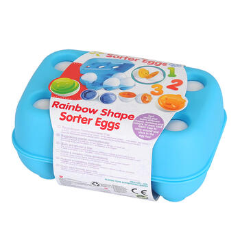 PLAYGO INFANT &TODDLER Izglītojošā rotaļlieta Egg Set, 6pcs., 1731
