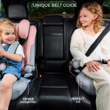 KINDERKRAFT autosēdeklis I-COMFY, i-Size, tumši pelēks, KCICOM00DGR0000