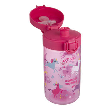 CANPOL BABIES ūdens pudele JUNIOR, 400 ml, Pink, 56/624_pin
