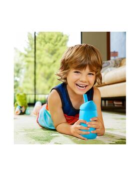 MUNCHKIN pudelīte ar salmiņu SIMPLE CLEAN, 237ml, pink, 12m+, 9001902