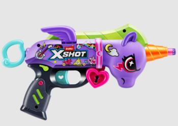 XSHOT rotaļu rotaļu ierocis Purple Unicorn, 36882