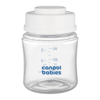 CANPOL BABIES pudelīšu komplekts mātes piena uzglabāšanai 3x120ml, 0M+, 35/235