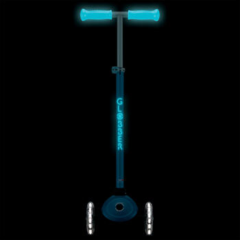 GLOBBER skrejritenis Primo Plus Glow Lights, zils, 443-100