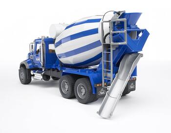 BRUDER 1:16 cementa maisītāja kravas automašīna MACK Granite, 02814