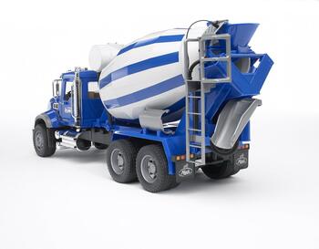 BRUDER 1:16 cementa maisītāja kravas automašīna MACK Granite, 02814