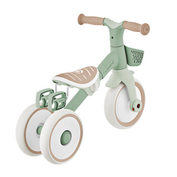 GLOBBER mācību trīsritenis Learning Trike 2in1 Plus, pistāciju, 737-109