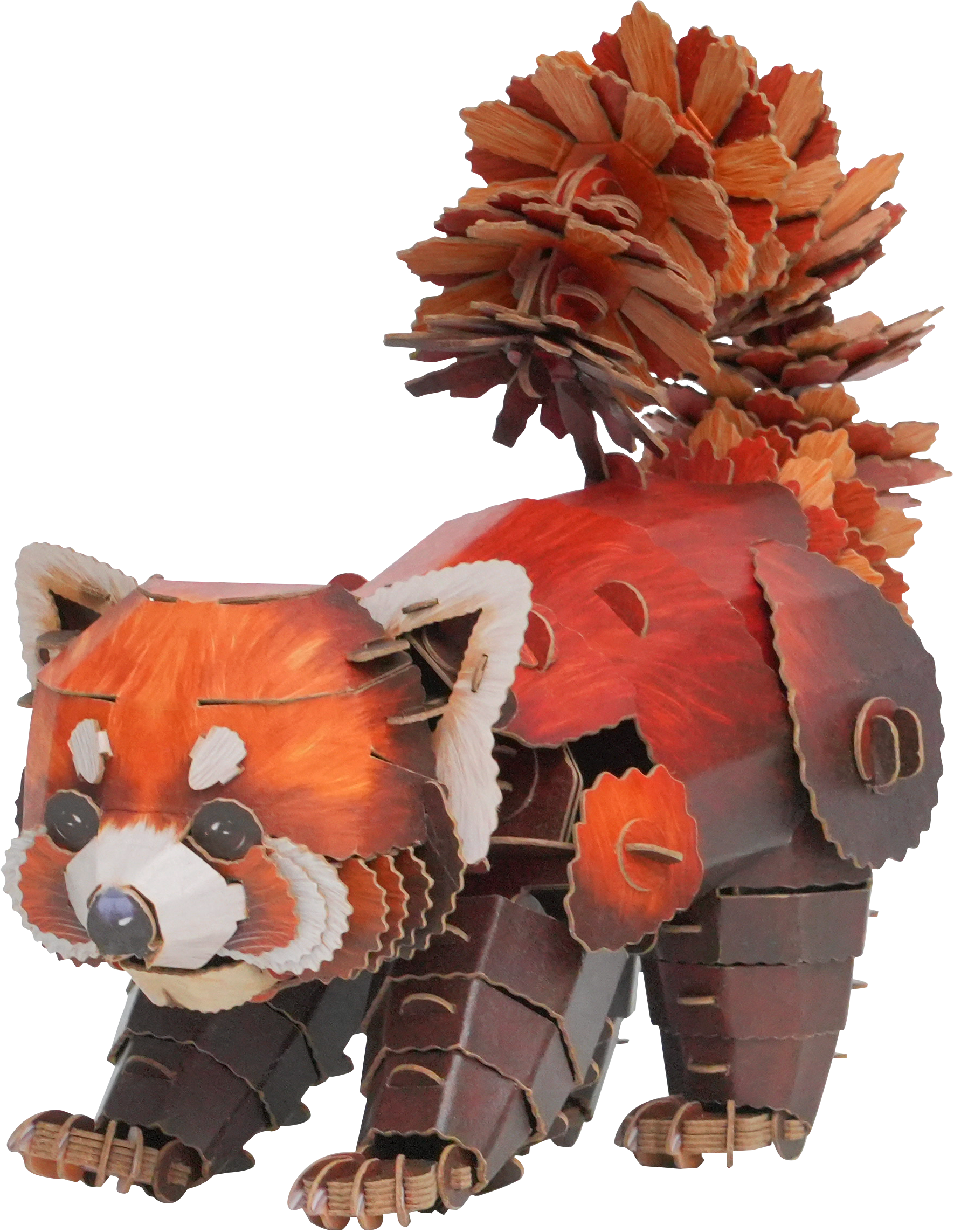 MAKEBUG 3D papīra puzle Sarkanā panda, MD-D-0060