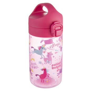 CANPOL BABIES ūdens pudele JUNIOR, 400 ml, Pink, 56/624_pin