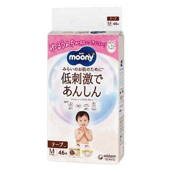 MOONY autiņbiksītes LOW IRRITATION, M, 6-11 kg., 46 gab, 87134