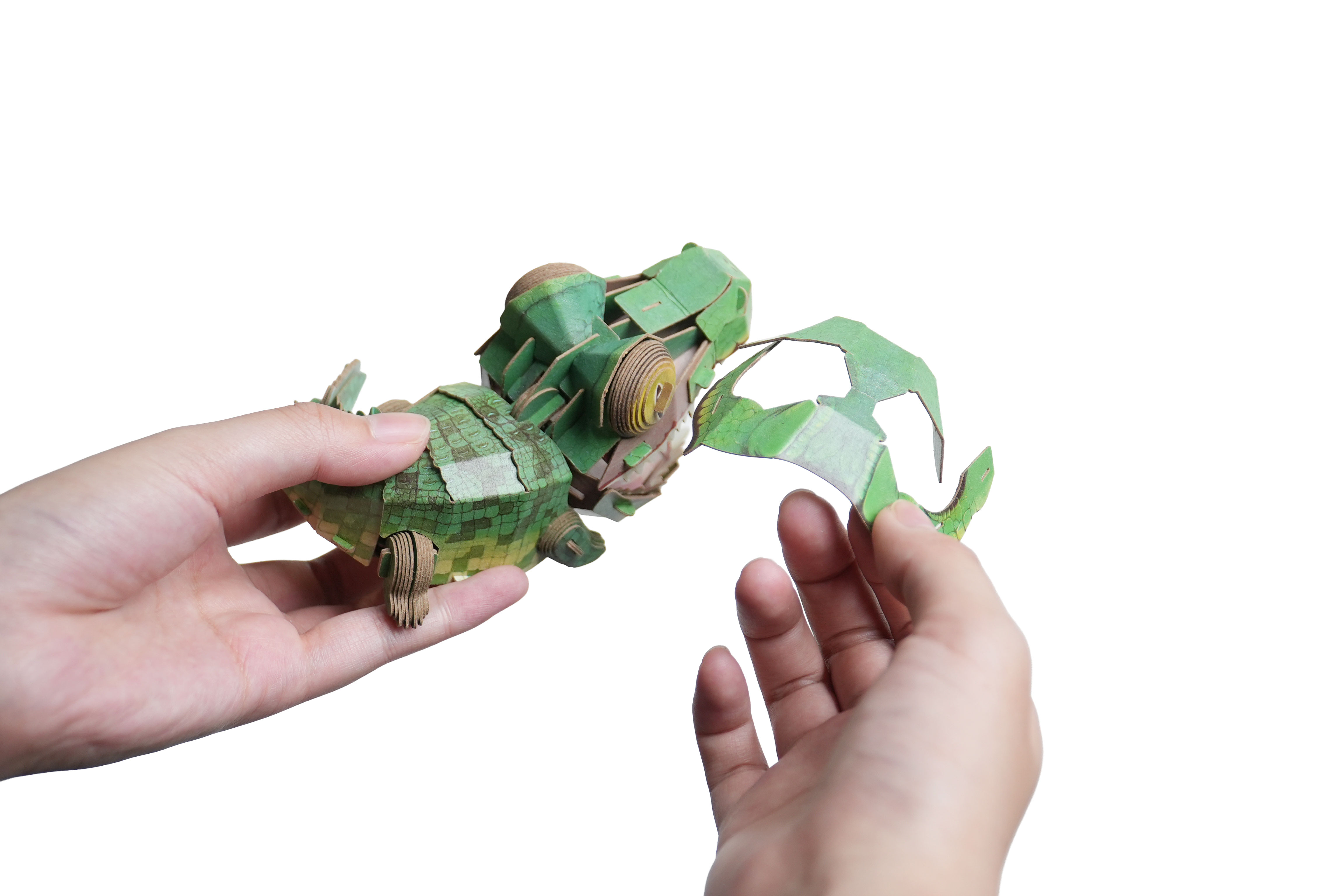 MAKEBUG 3D papīra puzle Krokodils, MB-D-0074