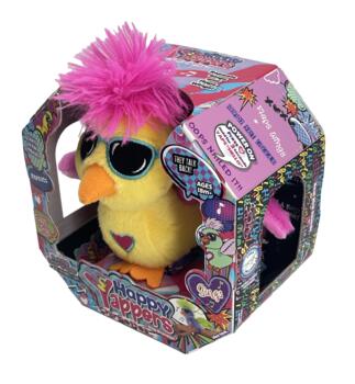 HAPPY YAPPERS interaktīvs plīša putniņš Mimi Melody, 9395