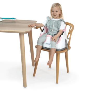 INGENUITY barošanas krēsls - būsteris Baby Base 2-in-1, rose, 16726