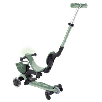 GLOBBER skrejritenis Go Up Baby Lights 360, 3in1, pasteļzaļš, 844-104