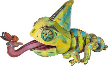 MAKEBUG 3D papīra puzle Hameleons, MB-D-0050