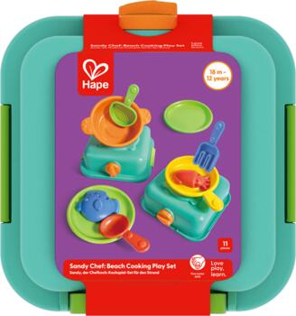 HAPE ēdienu gatavošanas smilšu rotaļlietu spēļu komplekts, E4106K