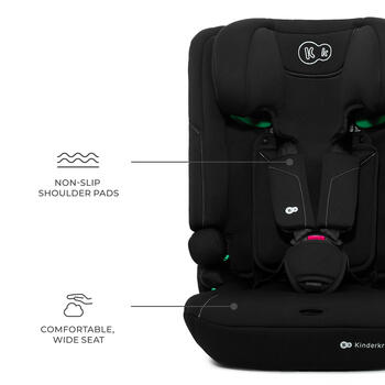 KINDERKRAFT autosēdeklis I-COMFY, i-Size, melns, KCICOM00BLK0000