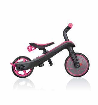 GLOBBER Trike Explorer 4in1 kolmipyörä, rozā, 632-110