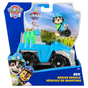 PAW PATROL transportlīdzeklis Basic Rescue Rex, 6071216