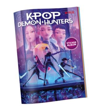 KPOP DEMON HUNTERS uzlīmju albums ar uzlīmēm, 10 gab., KPALBUM-2026-ENG