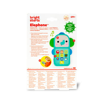 BRIGHT STARTS rotaļlietu telefons Elephone, 17226