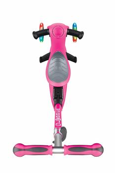 GLOBBER skrejritenis Go Up Deluxe Lights, deep pink, 646-110