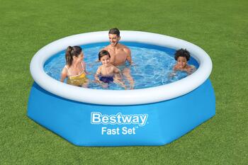 BESTWAY baseina komplkets Pool Fast, 2.44m x 0.61m, 57448