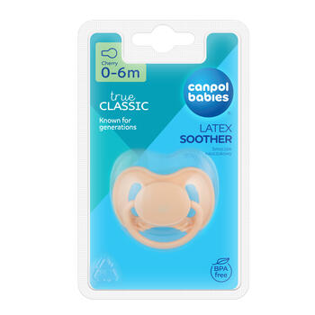 CANPOL BABIES lateksa apaļais knupītis NUDE, 0-6m,  23/223_cre