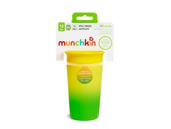MUNCHKIN pudele MIRACLE, yellow, 266 ml, 12m+, 051868