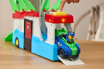 PAW PATROL transportlīdzekļu rotaļu komplekts Dino Mobile Headquarters, 6076044