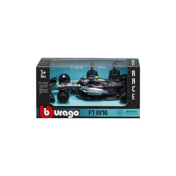 BBURAGO Mercedes-AMG Petronas W16E (2025) automašīnas modelis Nr. 12 Antonelli un Nr. 63 Russell, 18-38237
