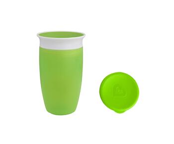 MUNCHKIN Sippy krūzīte, zaļa, Miracle 360, 12m+, 296ml,90071