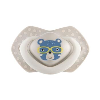 CANPOL BABIES silikona māneklītis, simetrisks BONJOUR PARIS, 0-6m, 2 gab, 22/647_blu