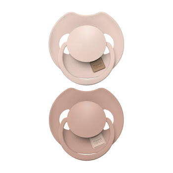 LOVI silikona dinamiskais knupītis Prime, Nude/ Blush,  6-18m,  2 gab.,  34/406