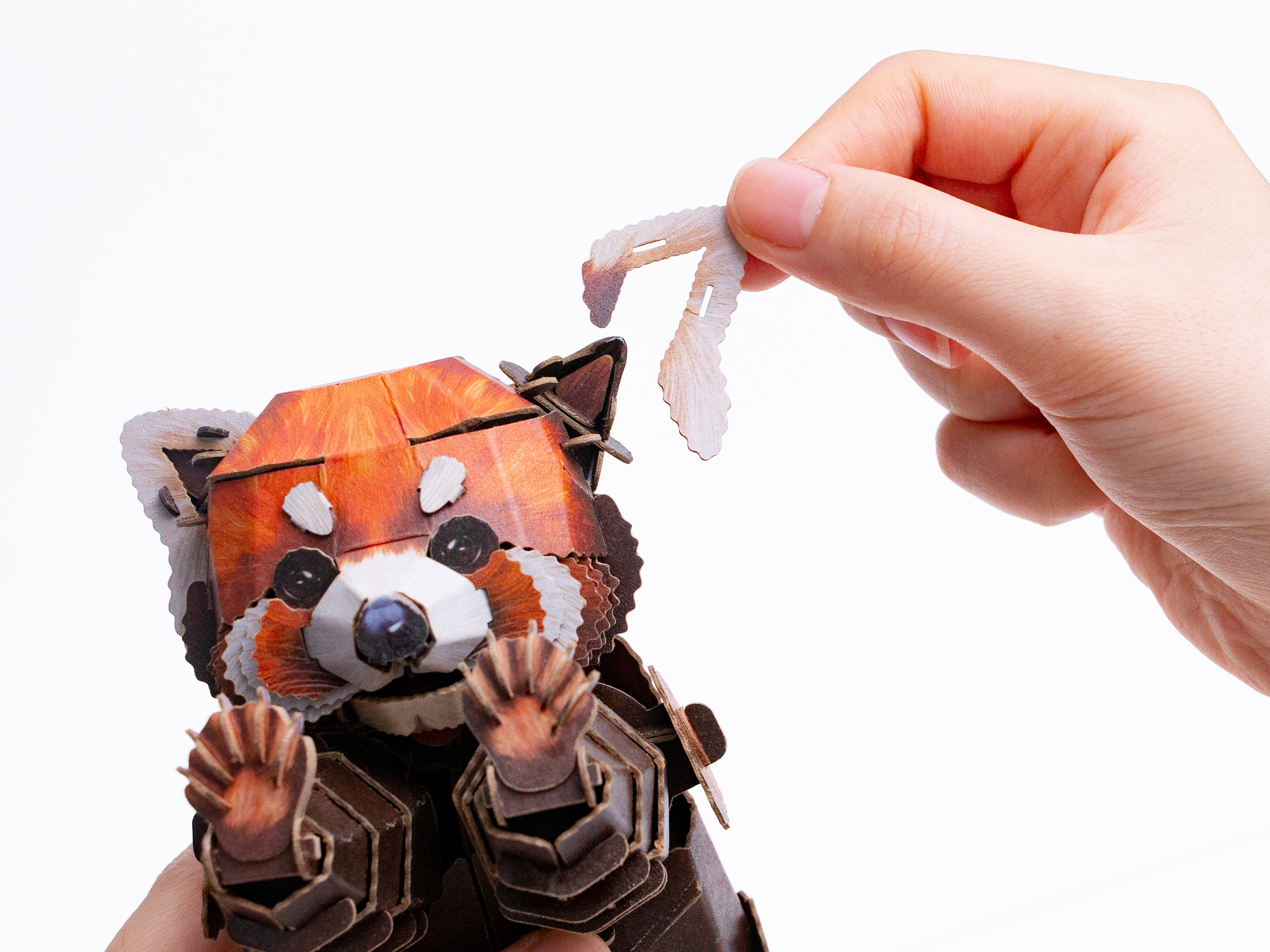 MAKEBUG 3D papīra puzle Sarkanā panda, MD-D-0060