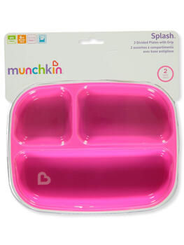 MUNCHKIN šķīvis ar nodalījumiem 2gab 6m+ Splash 91521