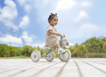 GLOBBER mācību trīsritenis Learning Trike 2in1 Plus, pistāciju, 737-109