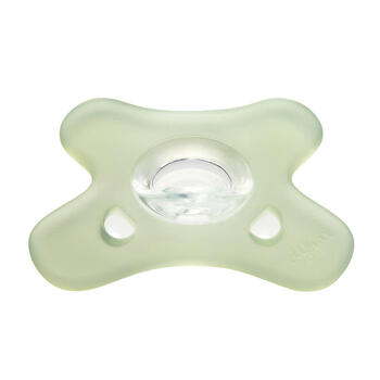 CANPOL BABIES 100% silikona knupītis, 0-6m, simetrisks, 1 gab., 24/001_gre