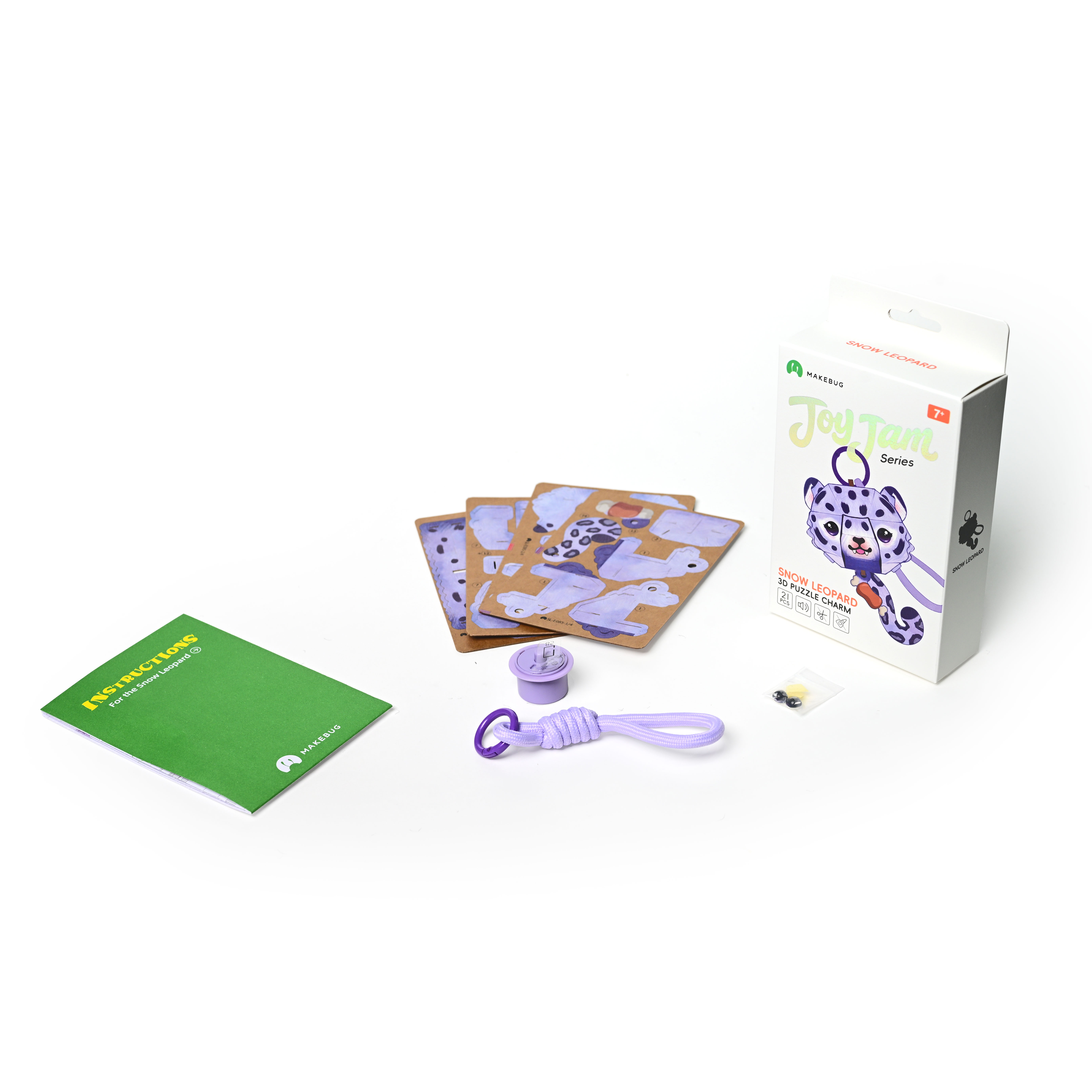 MAKEBUG 3D papīra puzle Sniega leopards, MD-D-0064