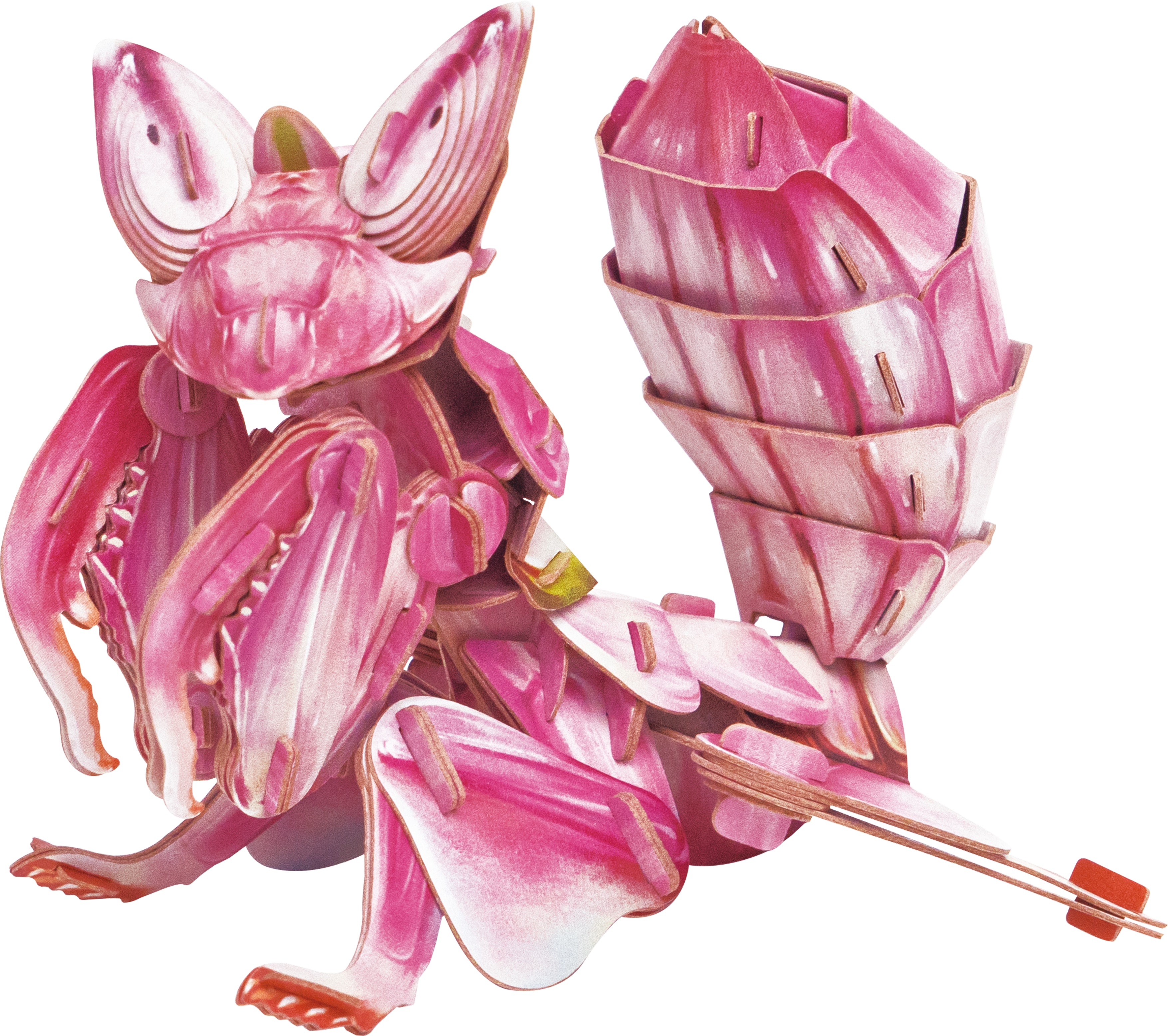 MAKEBUG 3D papīra puzle Orchid Mantis, MB-D-0052