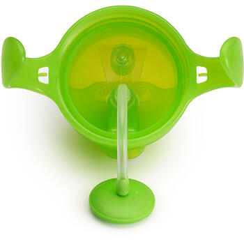 MUNCHKIN pudelīte ar salmiņu, 207ml, 6m+, green, 90124