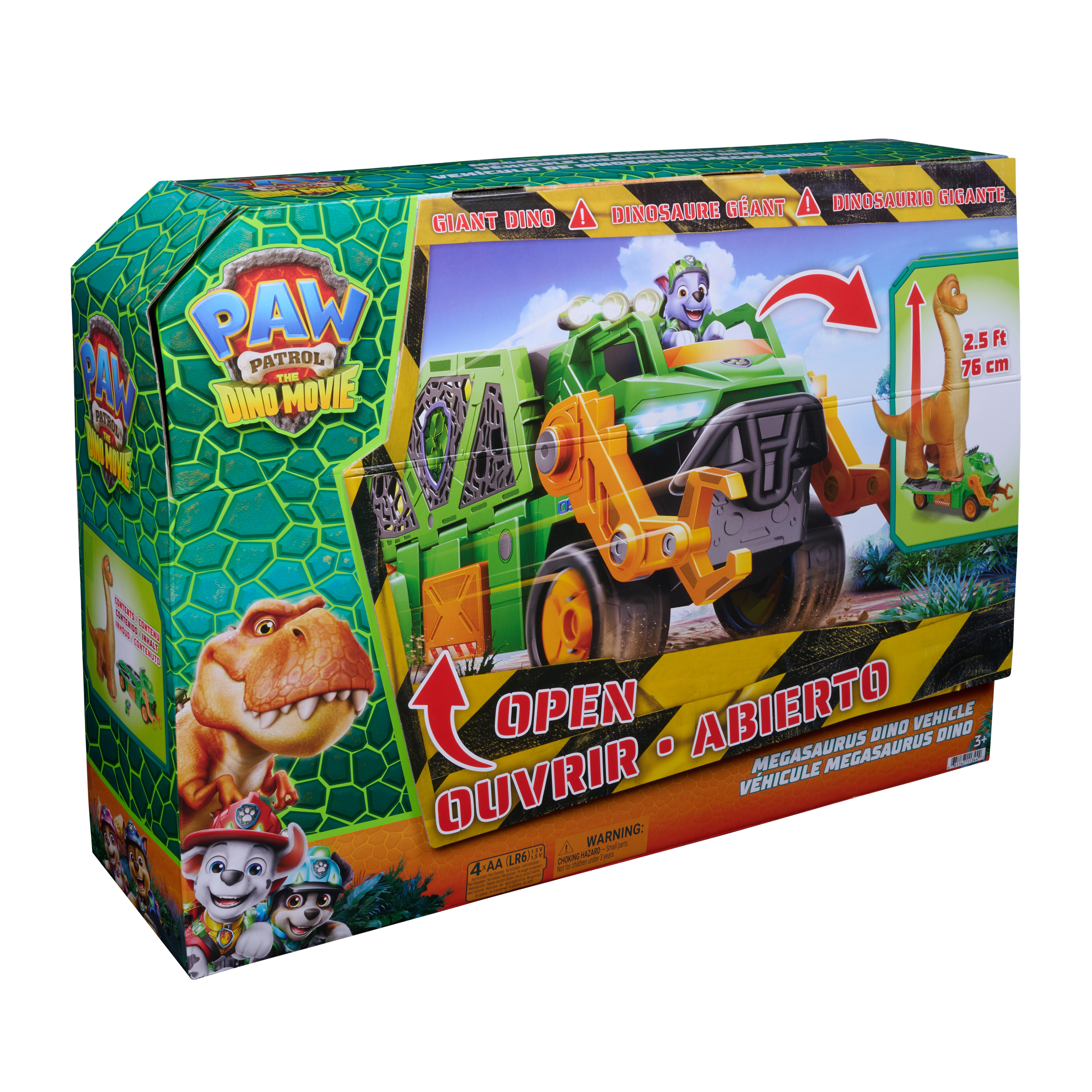 PAW PATROL transportlīdzeklis Megasaurus Dino, 6075939
