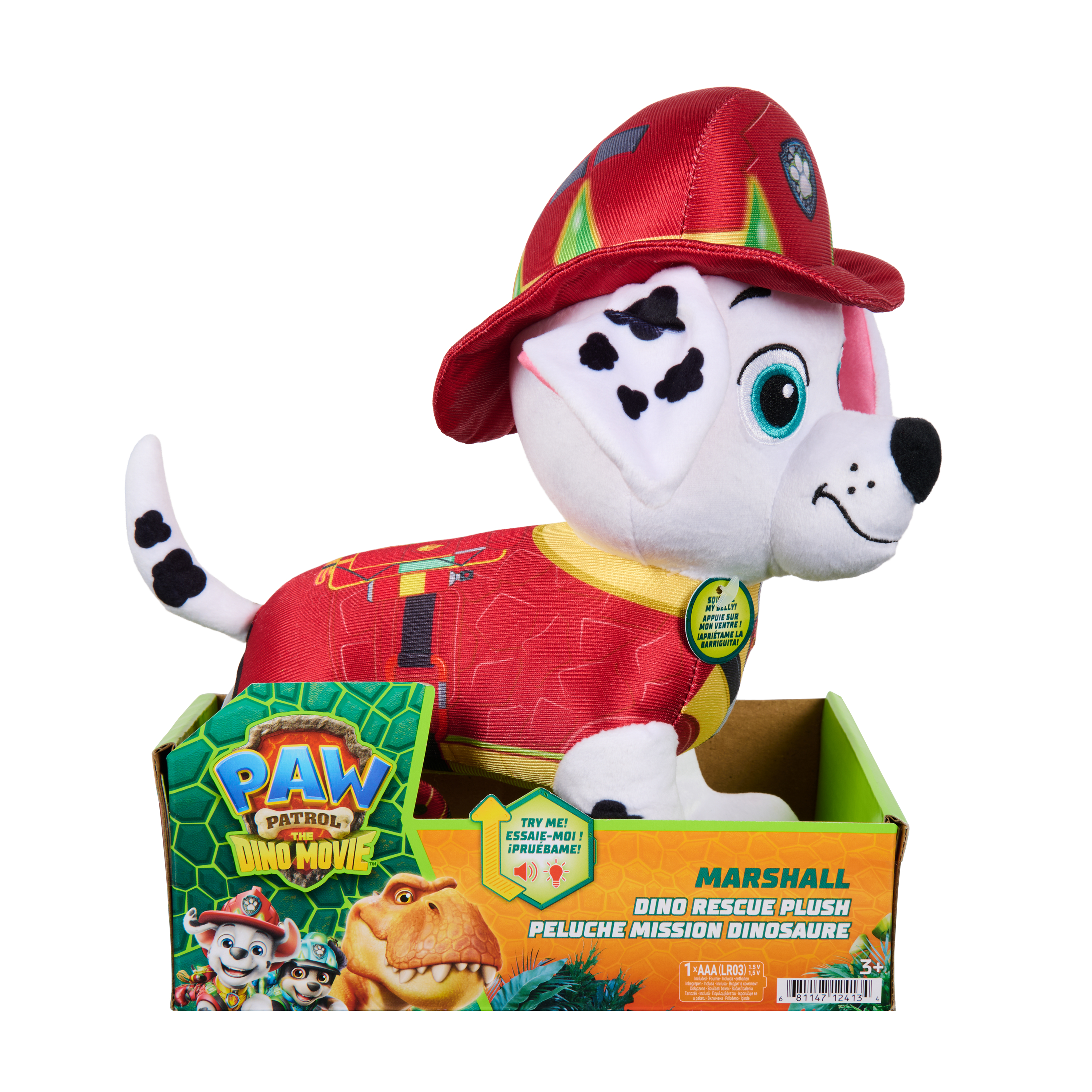 PAW PATROL plīša rotaļlieta Marshall Feature, 6076509