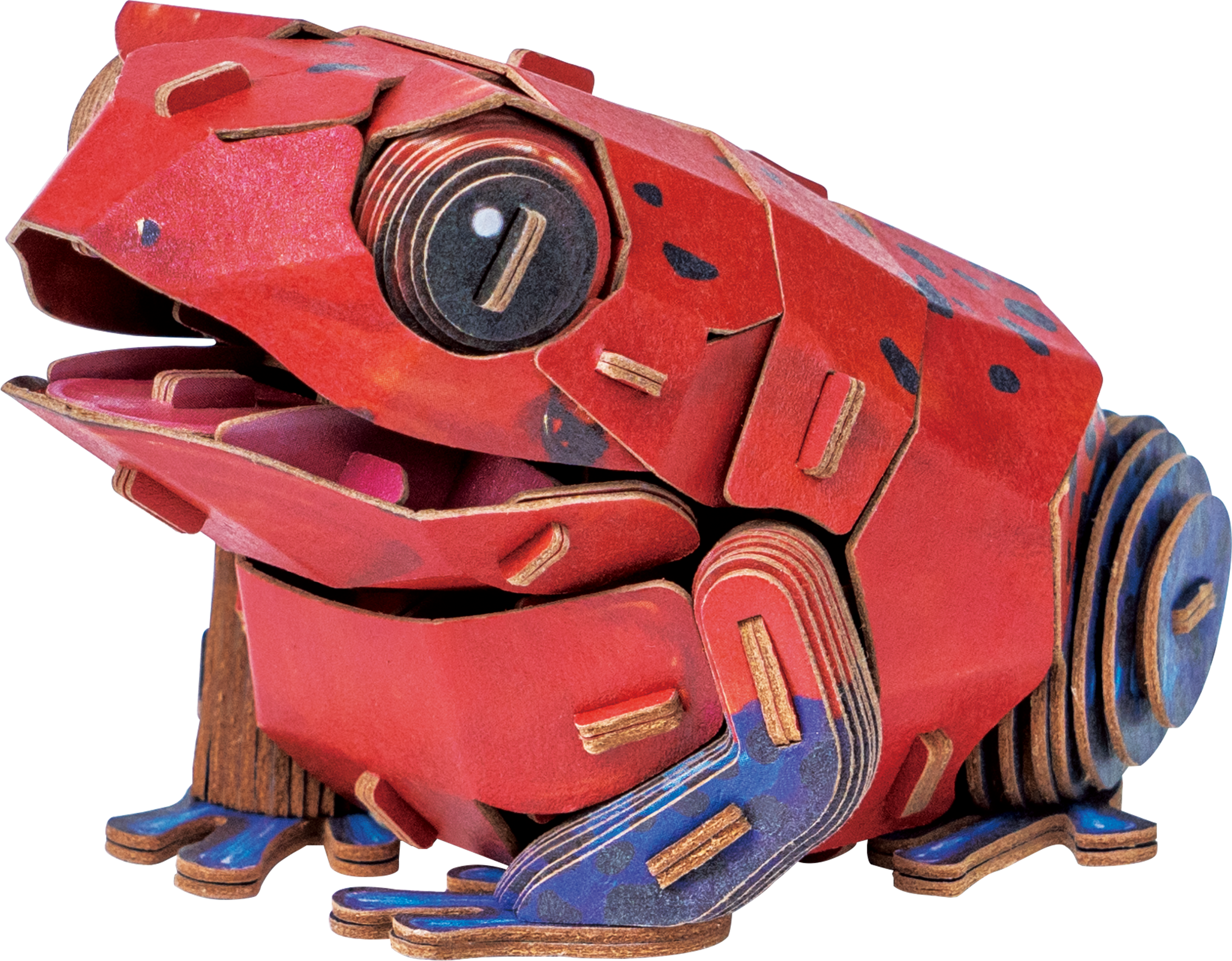 MAKEBUG 3D papīra puzle Indīgā varde, MB-D-0051