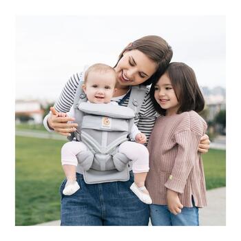 ERGOBABY ķengursoma Omni 360 Cool Air Mesh Pearl Grey BCS360PGREY