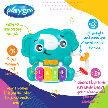 PLAYGRO muzikālā rotaļlieta - klavieres Elly's Melody Piano, 6389067