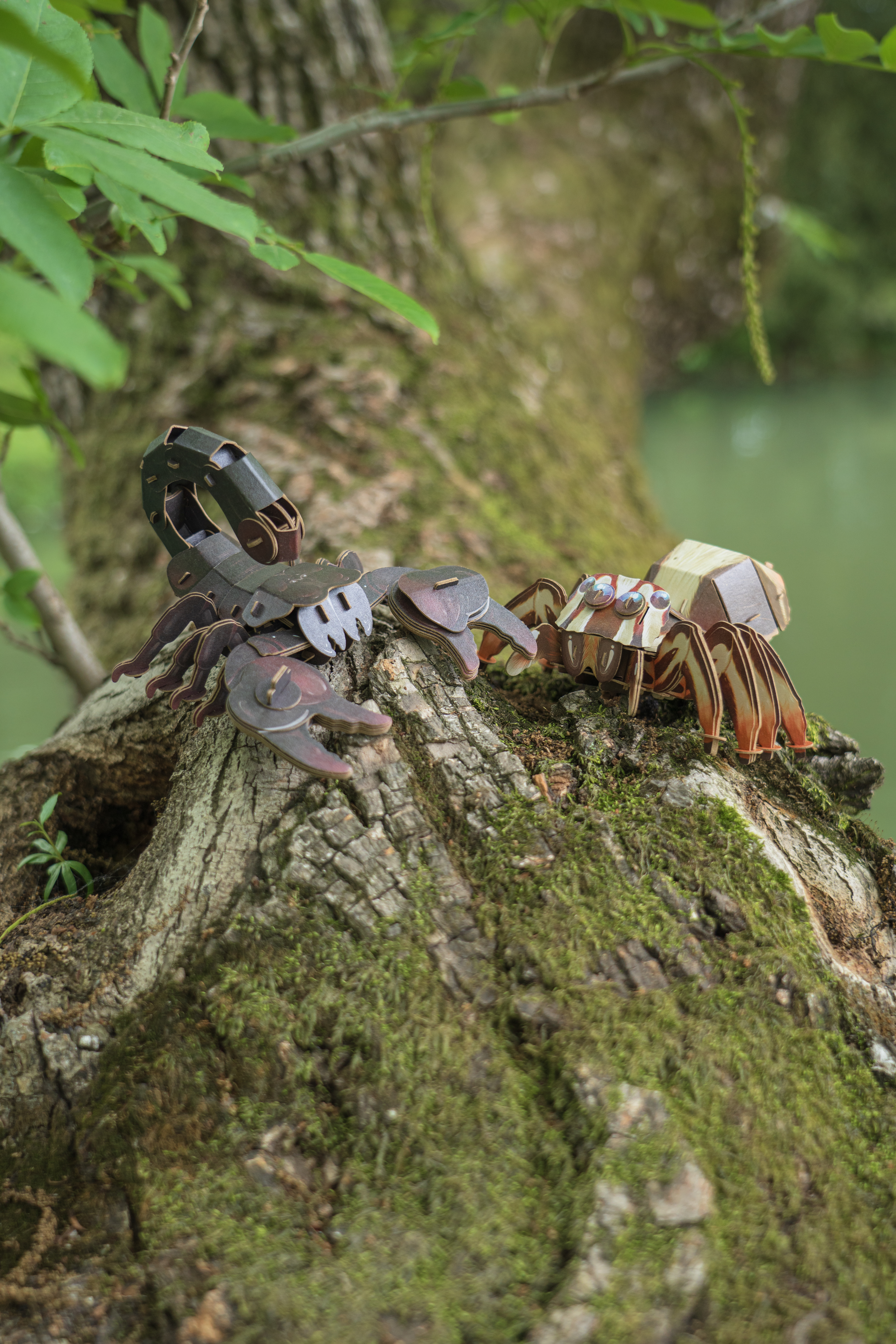 MAKEBUG 3D papīra puzle Lēcošais zirneklis, MB-D-0054