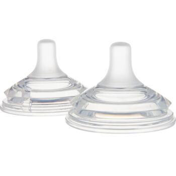 CANPOL BABIES knupis NATURAL SHAPE Anti-colic, ļoti lēns, 0m+, 2 gab., 21/750