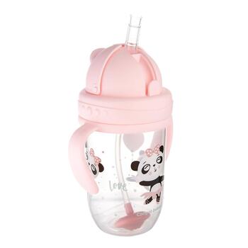 CANPOL BABIES mācību krūze EXOTIC ANIMALS, 6m+, 270ml, pink, 56/606_pin