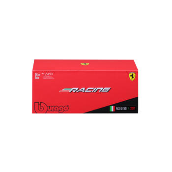 BBURAGO 1:43 Sacīkšu automašīnas modelis Ferrari 312 P 1972, 18-36302